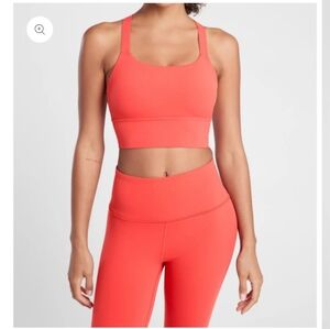 Athleta Vibrant Sports Bra and Leggings Set